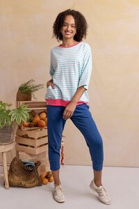 Elm Mazie Stripe Ringer Sweat