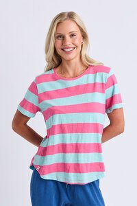 Elm Spritz Stripe SS Tee