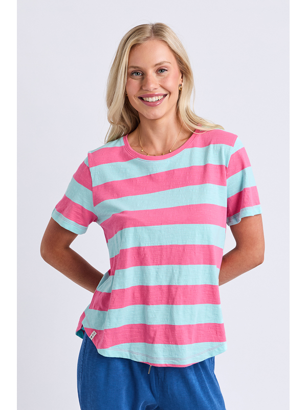 Elm Spritz Stripe SS Tee