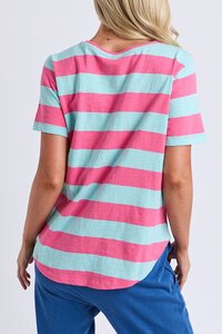 Elm Spritz Stripe SS Tee