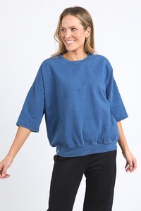 Elm Mazie Denim Look Sweat