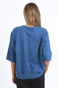Elm Mazie Denim Look Sweat