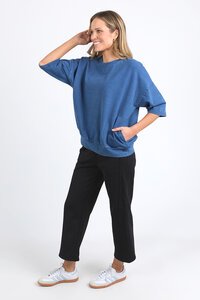 Elm Mazie Denim Look Sweat