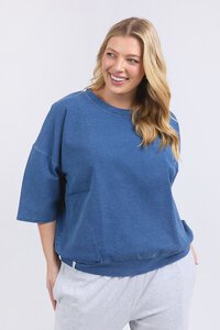 Elm Mazie Denim Look Sweat