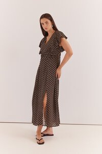 Sass Elba Ruched Waist Dress