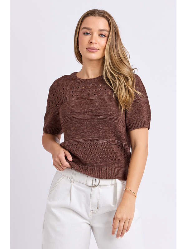 Foxwood Sable Knit Top