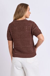 Foxwood Sable Knit Top