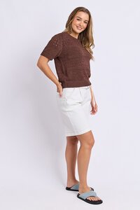 Foxwood Sable Knit Top