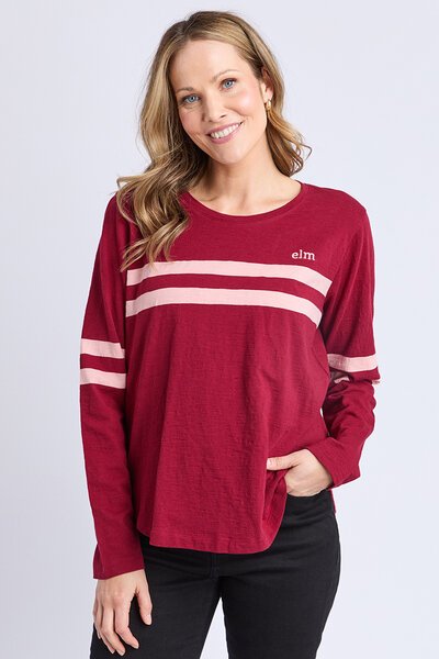 Elm Adora Long Sleeve Tee-shop-by-style-Hello Cyril.