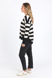 Foxwood Striped Delilah Crew
