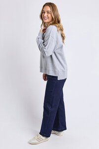 Foxwood Effortless Contrast Crew