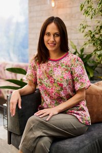 Seduce Lina Neon Meadow Top