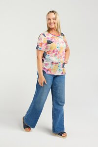 Seduce Lina Floral Canvas Top