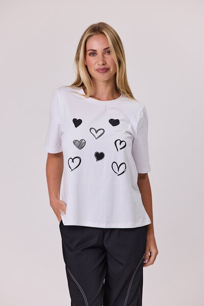 Classified Heart Trim Tee-shop-by-style-Hello Cyril.