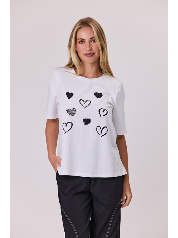 Classified Heart Trim Tee