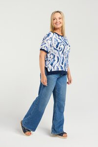 Seduce Zoe Blue Mist Top
