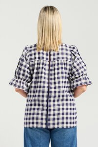 Seduce Sadie Check Top