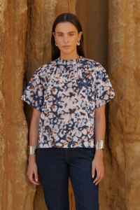 Sass Anika Frill Neck Blouse