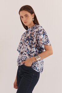 Sass Anika Frill Neck Blouse