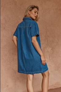 Sass Pepe Wave Denim Dress