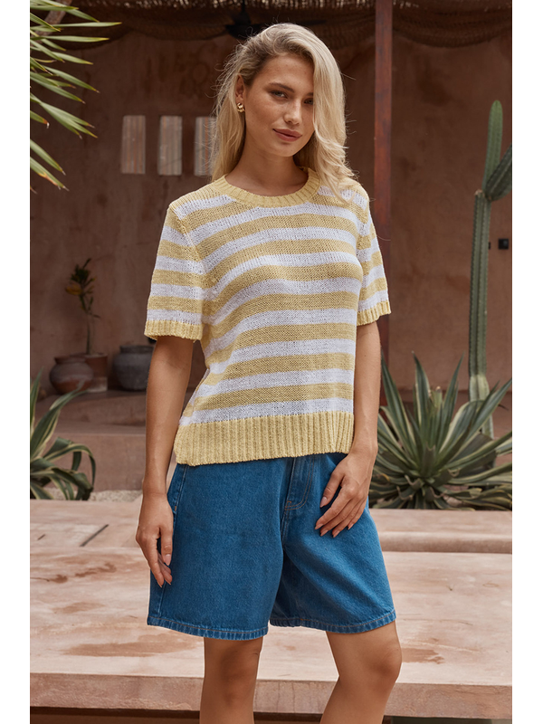 Sass Jules Stripe Tee