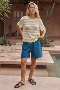 Sass Jules Stripe Tee