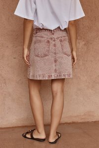 Sass Tipo Wave Denim Skirt