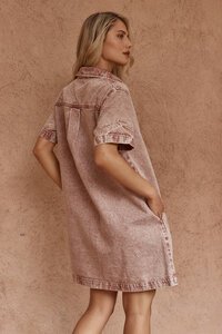 Sass Pepe Wave Denim Dress