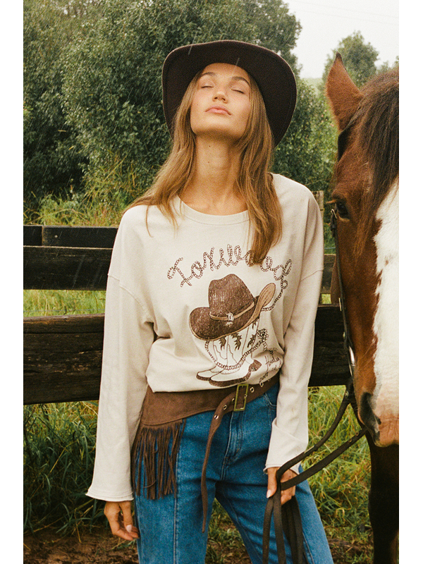 Foxwood Bandit Boots Long Sleeve Tee