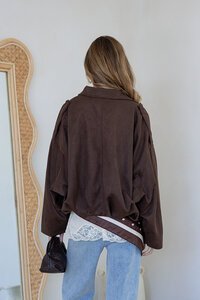 Smaibulun Yuzu Suede Bomber Jacket