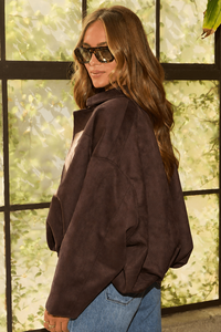 Smaibulun Yuzu Suede Bomber Jacket