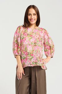Seduce Ariel Neon Meadow Top