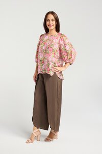 Seduce Ariel Neon Meadow Top