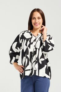 Seduce Claire Mono Form Top