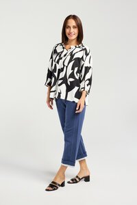 Seduce Claire Mono Form Top