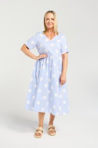 Seduce Leona Polka Stripe Dress