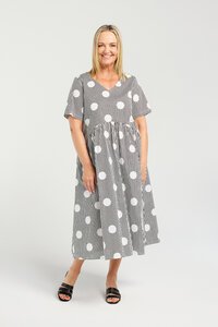 Seduce Leona Polka Stripe Dress