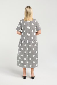 Seduce Leona Polka Stripe Dress