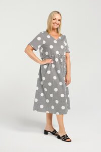 Seduce Leona Polka Stripe Dress