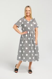 Seduce Leona Polka Stripe Dress