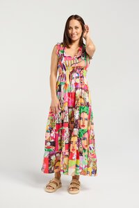 Seduce Rumi Portrait Dress