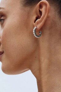 Edblad Lilo Hoops Large Silver Earring