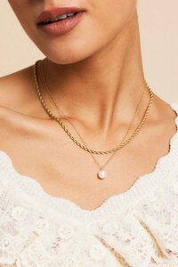 Edblad Rope Chain Gold Necklace