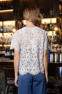 Amaya Helen T-Shirt Lace Blue
