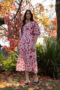 Seeking Lola Plum Petal Sunrise Dress
