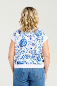 Zafina Aria Blue Blossom Top