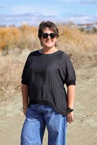 Zafina Havana Stripe Top