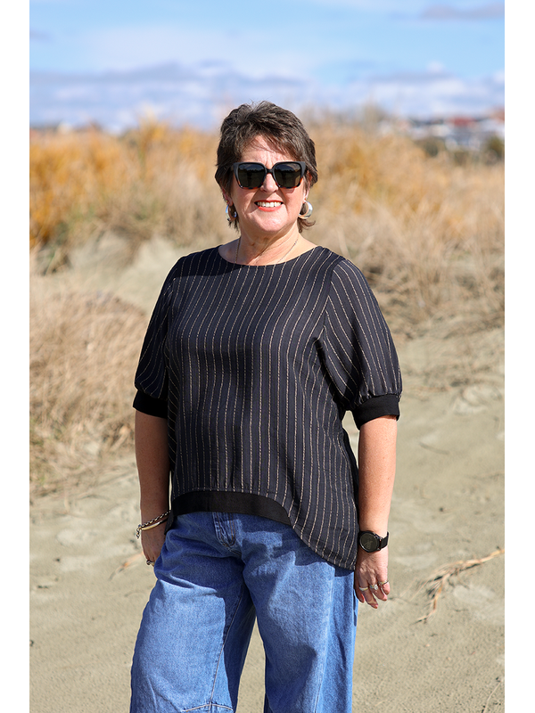 Zafina Havana Stripe Top