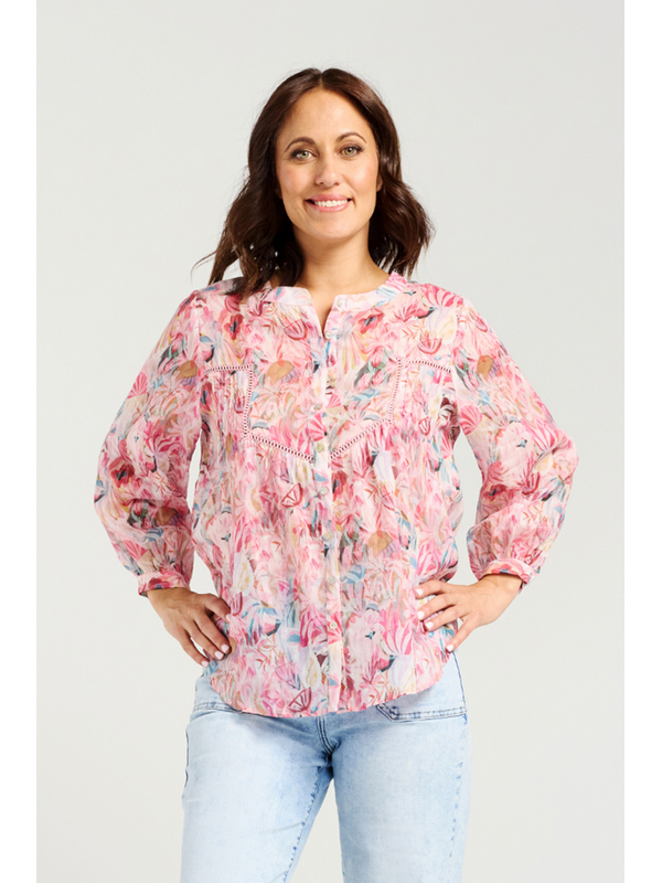 Zafina Willa Floral Haze Blouse