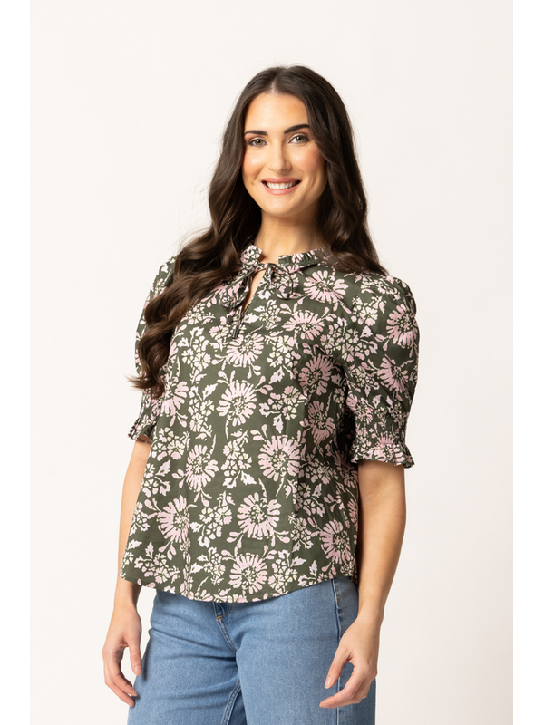 Seeking Lola Firework Flower Emily Top